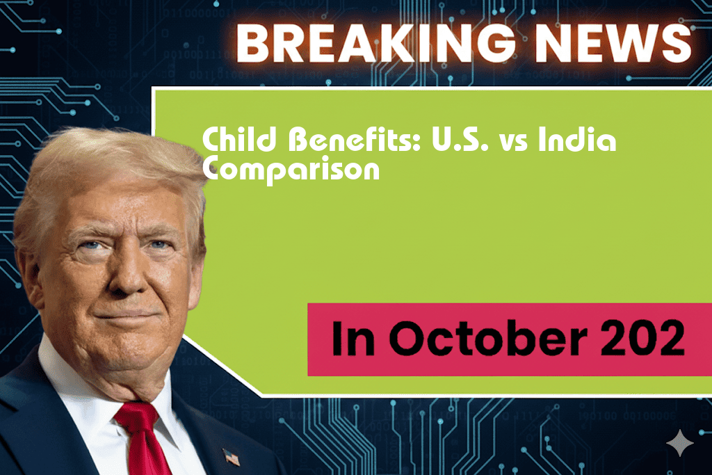 Comparing Child Benefits: $2,200 Credit in the U.S. vs ₹1,65,000 in India