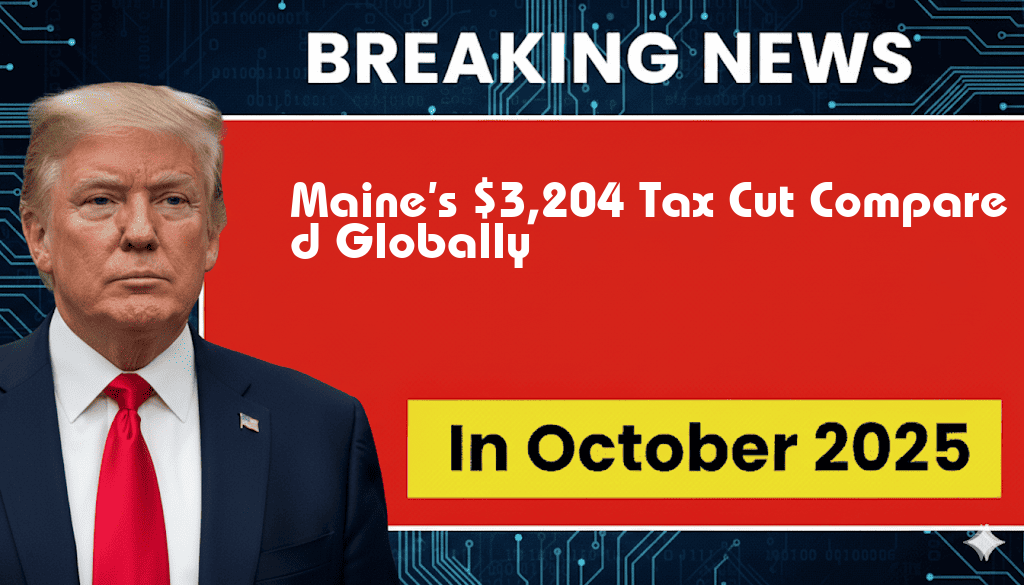 Maine’s Average Tax Cut of $3,204: A Comparison with Canada, India, and the UK