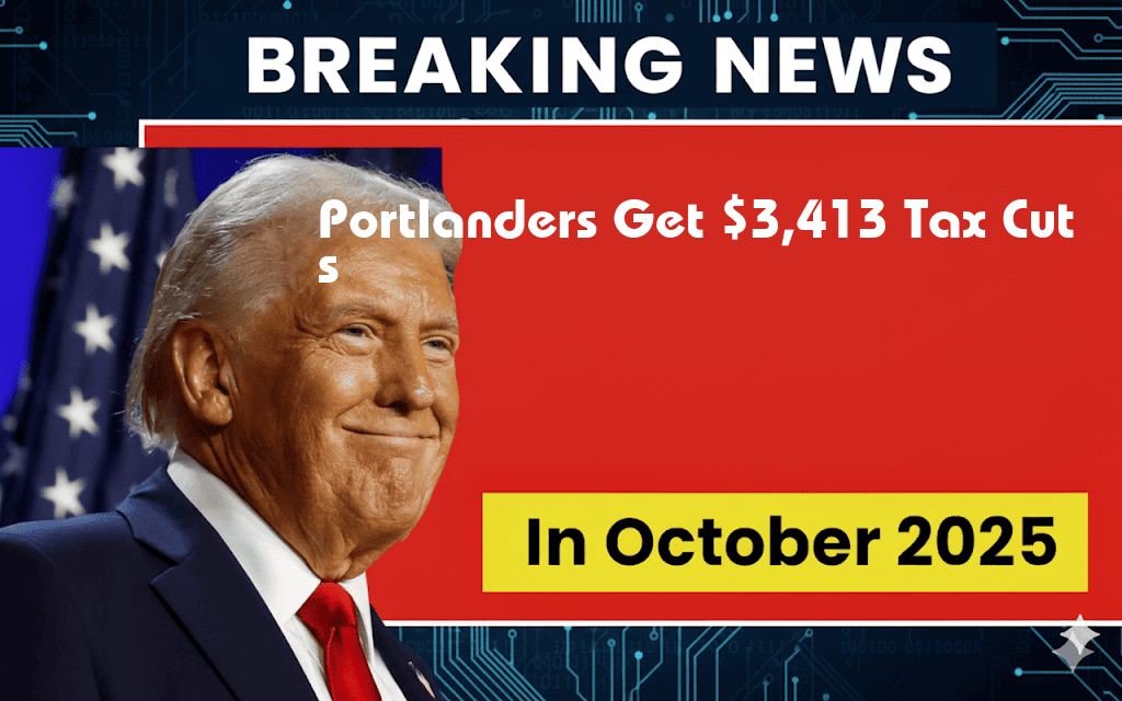 Portlanders to Benefit from $3,413 Tax Cuts in New Legislation