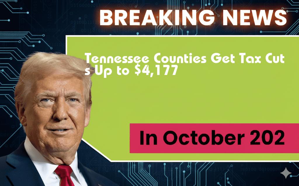 Tennessee Counties to Benefit from New Law with Tax Cuts of $4,143 and $4,177